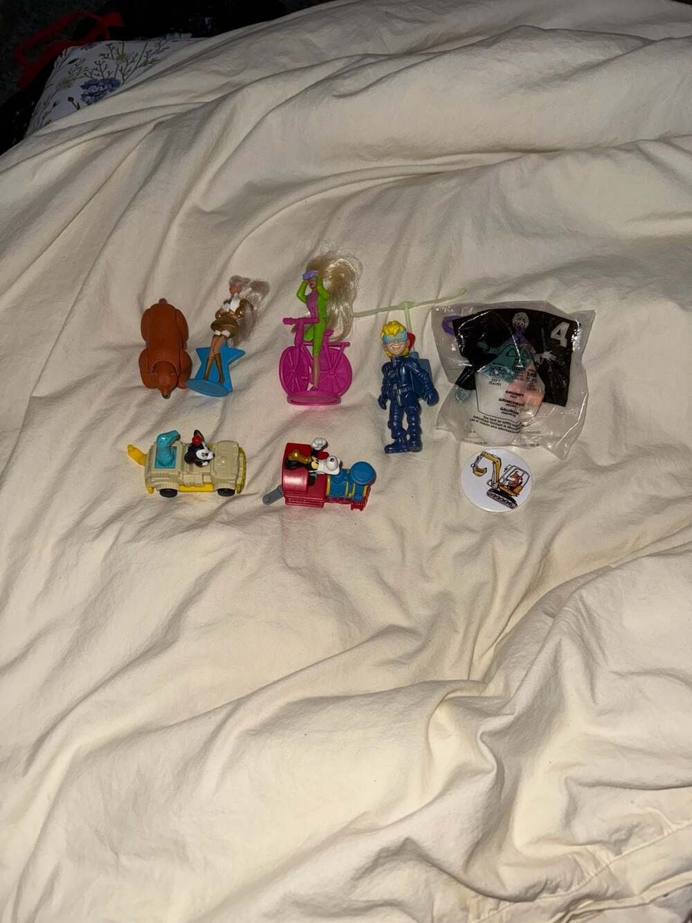 Vintage Lot Of McDonald's & Burger King Kids Happy Meal Toys